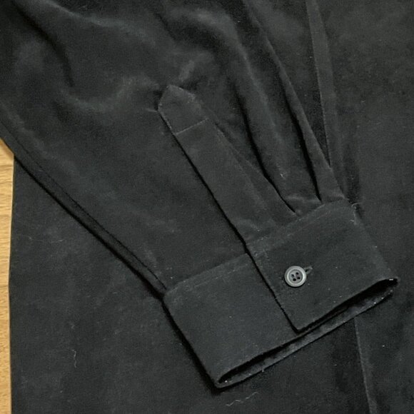 White Stag Microfiber Zip Up Shirt Jacket Shacket Womens Plus Size 26W Black NWT - Picture 3 of 12